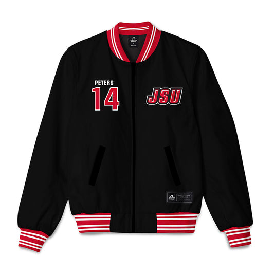Jax State - NCAA Softball : Chaney Peters - Bomber Jacket-0