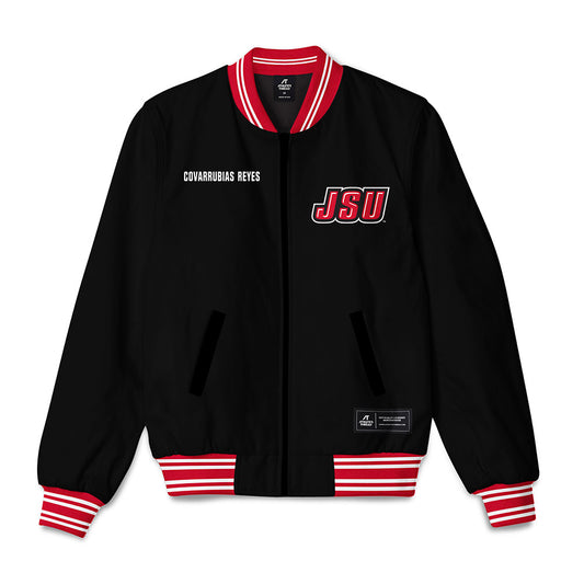 Jax State - NCAA Women's Bowling : Keyla Covarrubias Reyes - Bomber Jacket-0