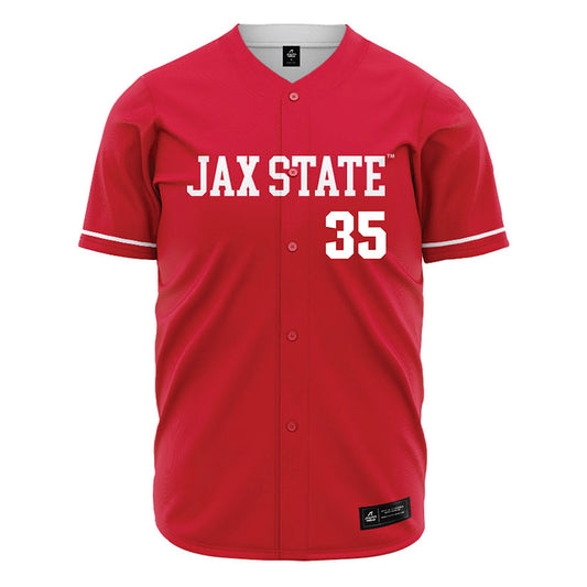 Jax State - NCAA Baseball : Jackson Evers - Red Jersey-0