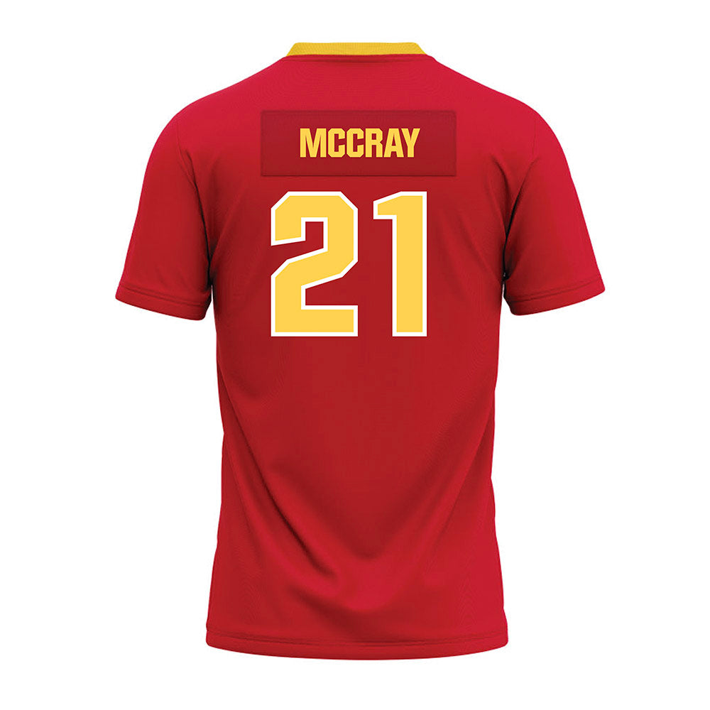 Jax State- NCAA Football : Kywon McCray - Red Premium Football Jersey