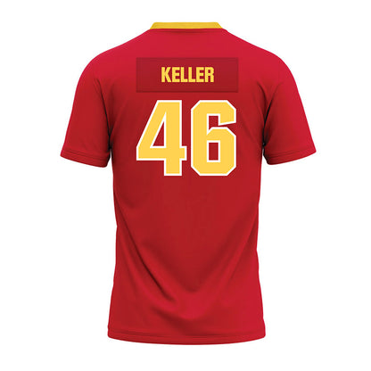 Jax State - NCAA Football : Drew Keller - Red Premium Football Jersey-1
