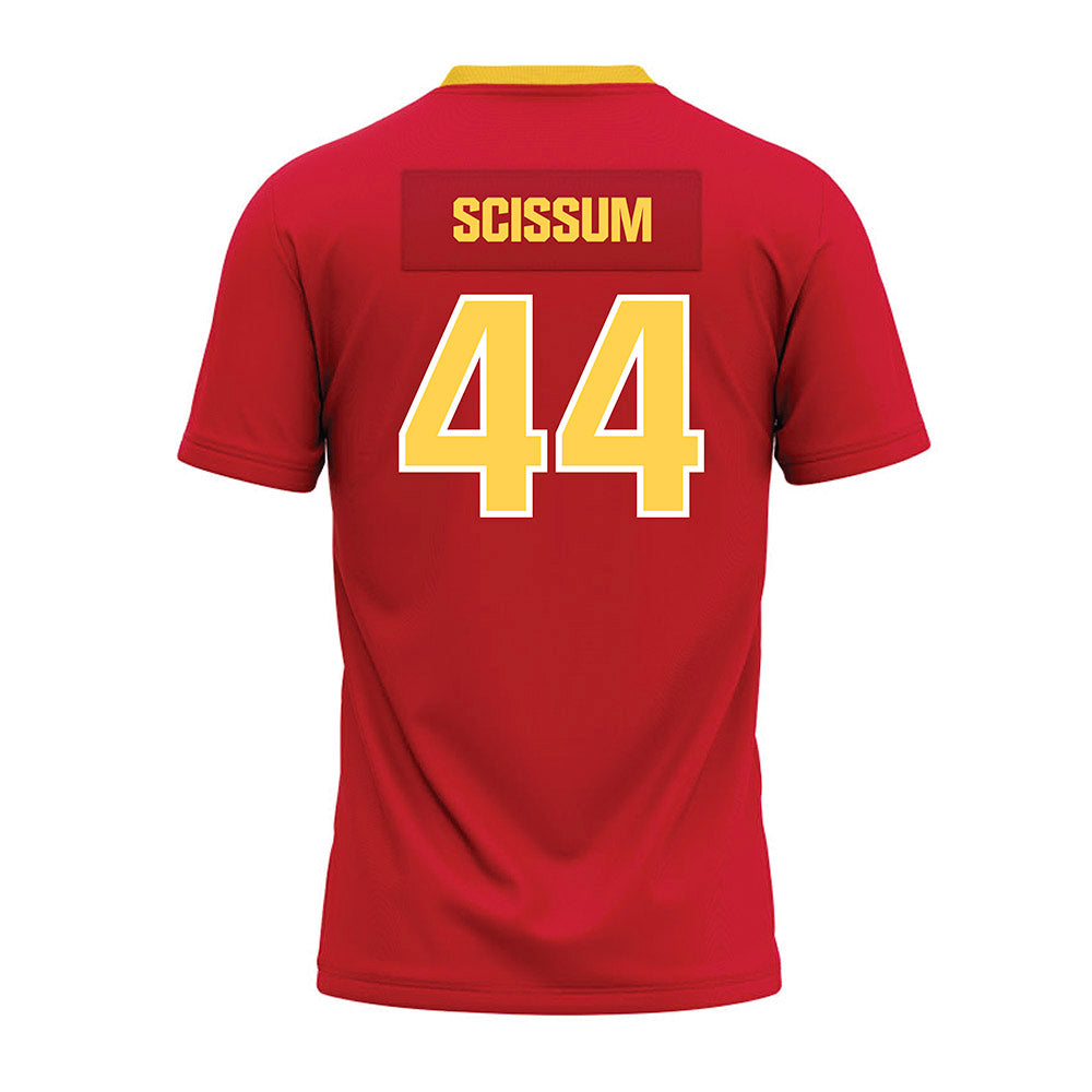 Jax State - NCAA Football : Jameson Scissum - Red Premium Football Jersey-1