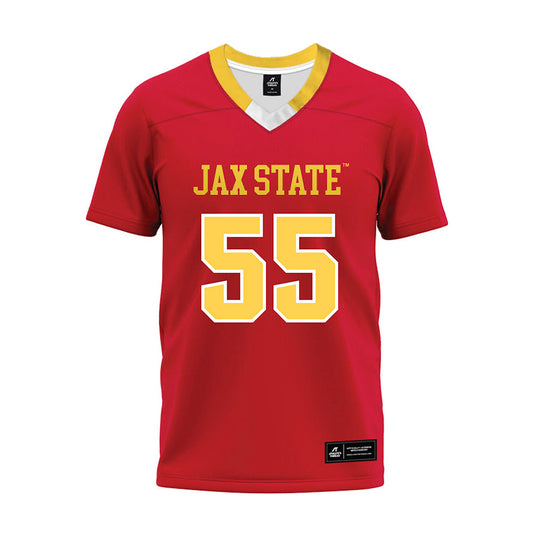 Jax State - NCAA Football : Markevian Blake - Red Premium Football Jersey-0