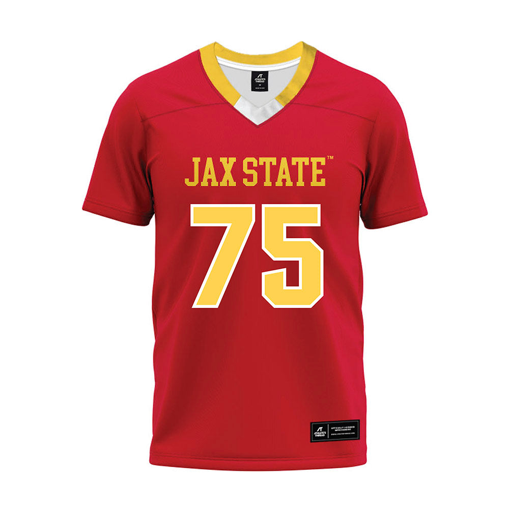 Jax State - NCAA Football : Kd Small - Red Premium Football Jersey-0