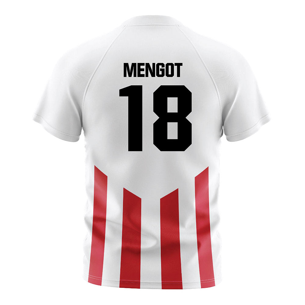 Jax State - NCAA Women's Soccer : Angyeck Mengot - White Soccer Jersey-1