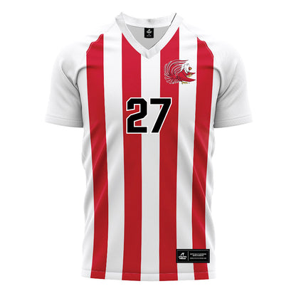 Jax State - NCAA Women's Soccer : Amelia Jacobs - White Soccer Jersey-0