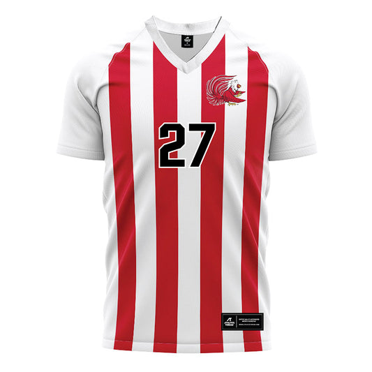 Jax State - NCAA Women's Soccer : Amelia Jacobs - White Soccer Jersey-0