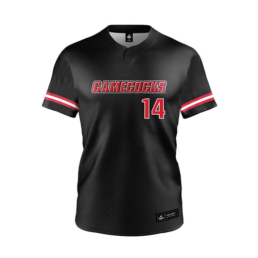 Jax State - NCAA Softball : Chaney Peters - Black Jersey-0