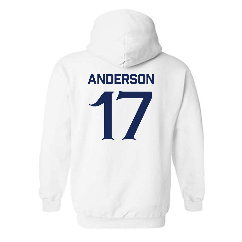 Queens - NCAA Men's Soccer : Jaiden Anderson - Classic Shersey Hooded Sweatshirt-1