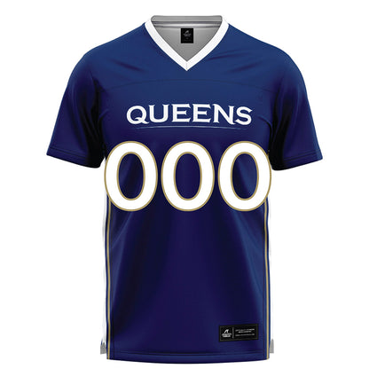 Queens - NCAA Women's Lacrosse : Taylor Lyons - Navy Lacrosse Jersey -0
