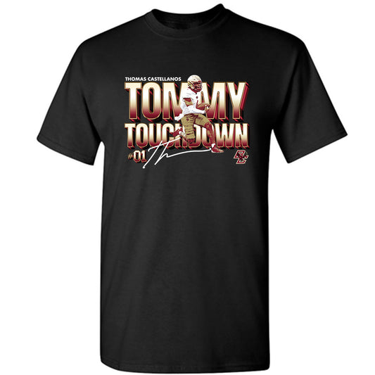 Boston College - NCAA Football : Thomas Castellanos - Player Collage T-Shirt-0