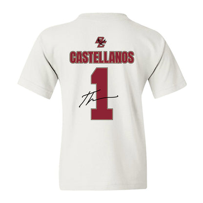 Boston College - NCAA Football : Thomas Castellanos - Classic Shersey Youth T-Shirt-1