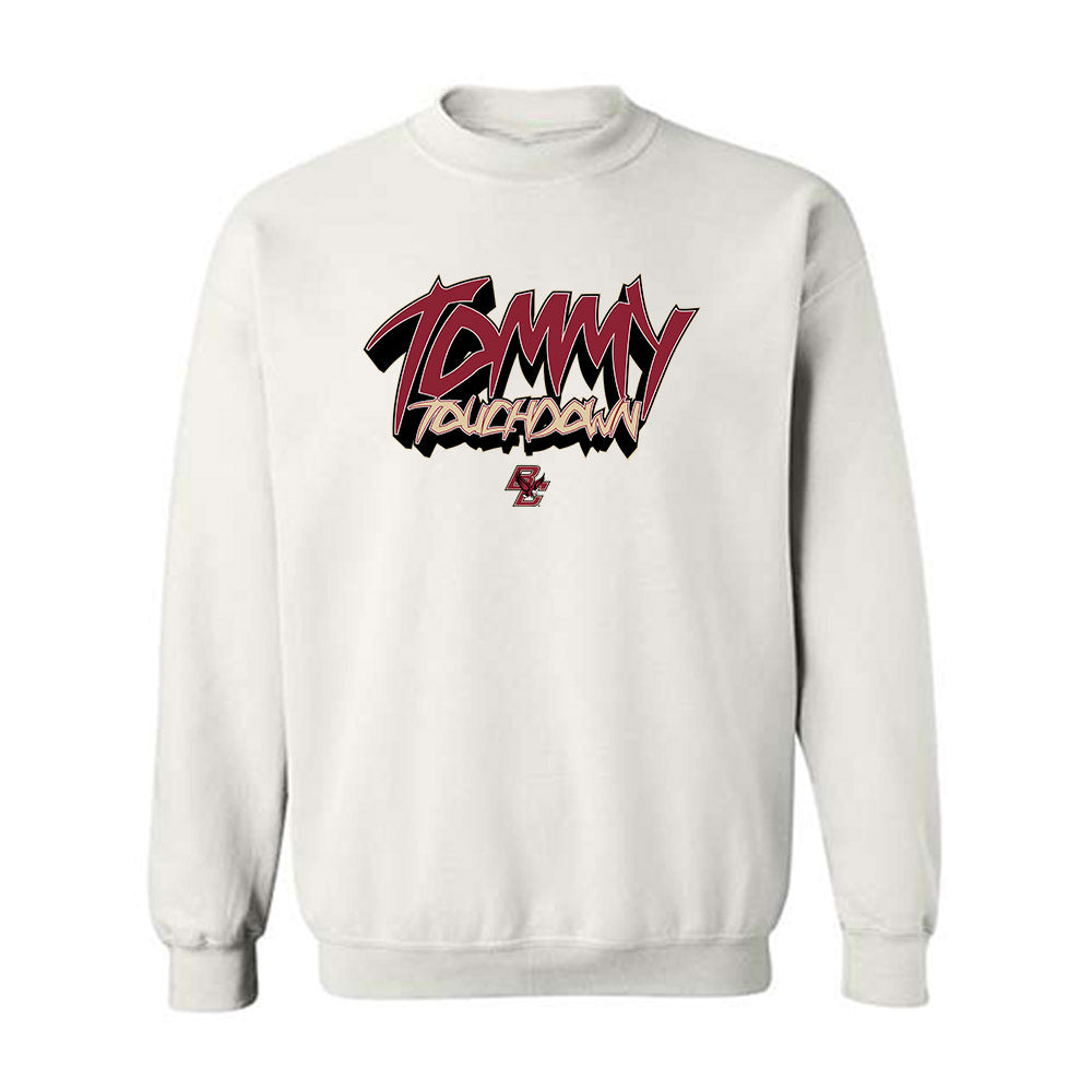 Boston College - NCAA Football : Thomas Castellanos - Classic Shersey Crewneck Sweatshirt-0