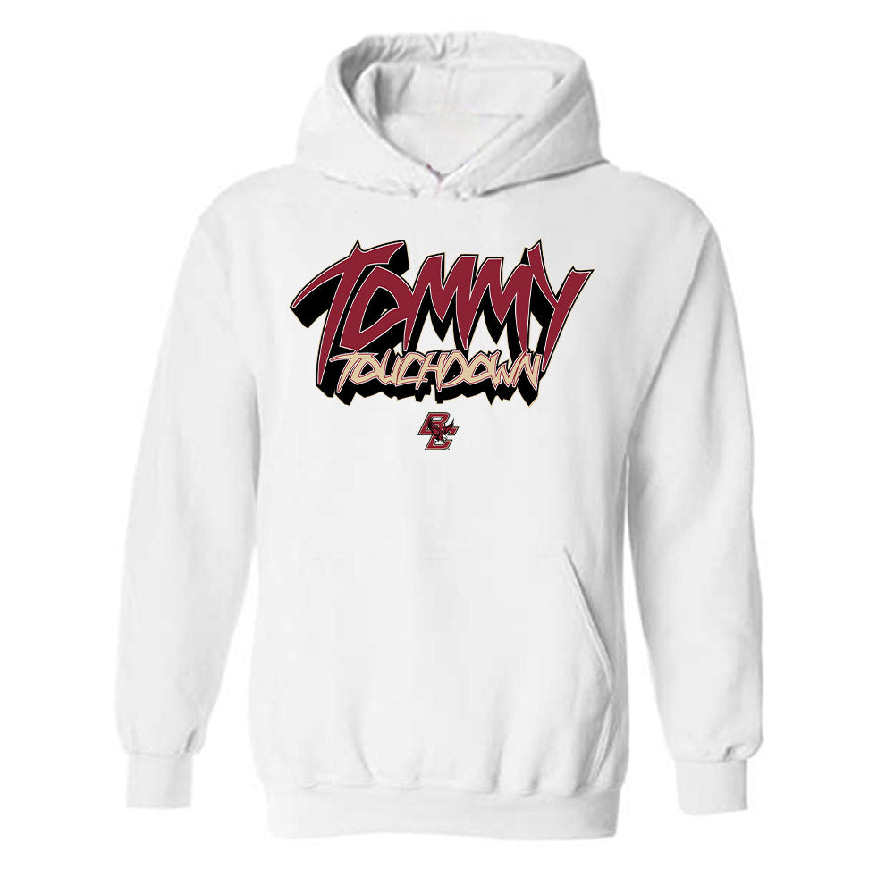 Boston College - NCAA Football : Thomas Castellanos - Classic Shersey Hooded Sweatshirt-0