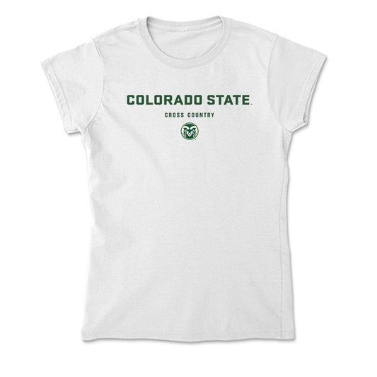 Colorado State - NCAA Women's Cross Country : Emily Beers - Soft Style Women’s T-Shirt-0