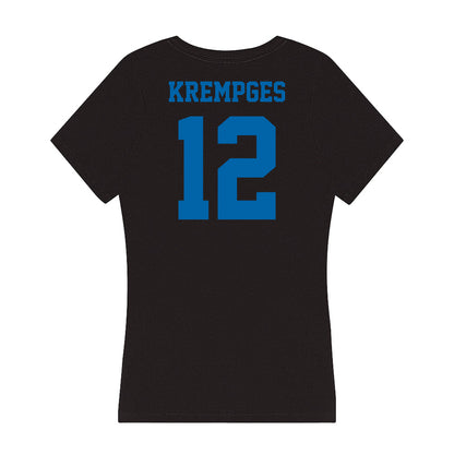 MTSU - NCAA Women's Soccer : Kadence Krempges - Women's V-Neck T-Shirt-1