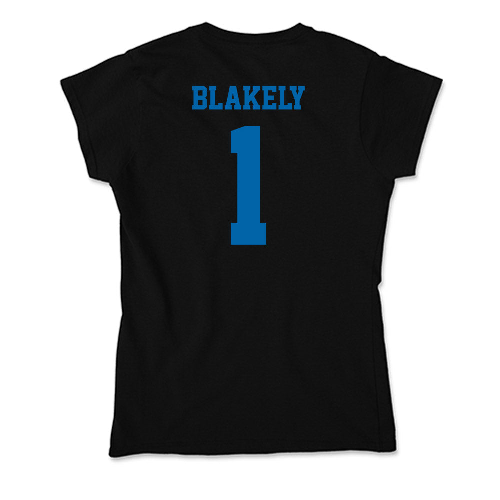 MTSU - NCAA Women's Basketball : Courtney Blakely - Soft Style Women’s T-Shirt-1