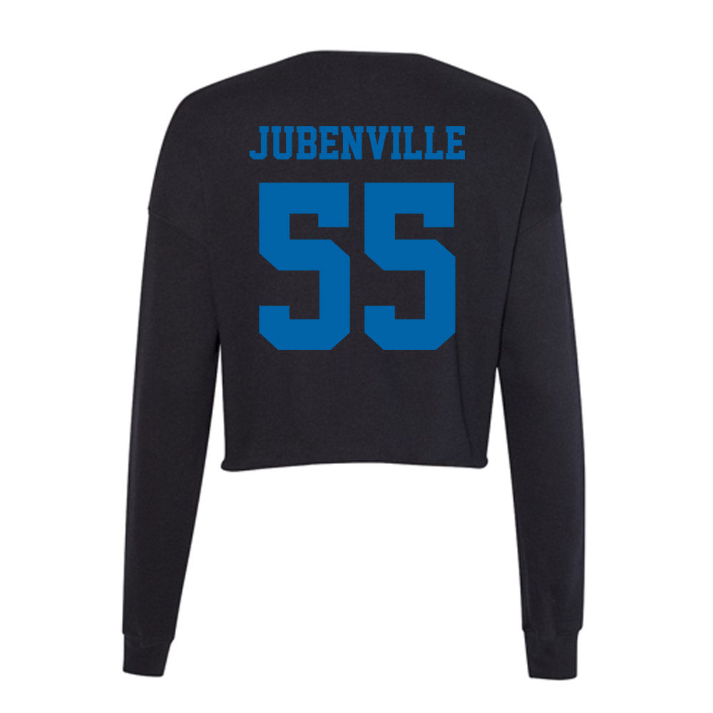 MTSU - NCAA Men's Basketball : Jack Jubenville - Women's Cropped Crew Fleece-1