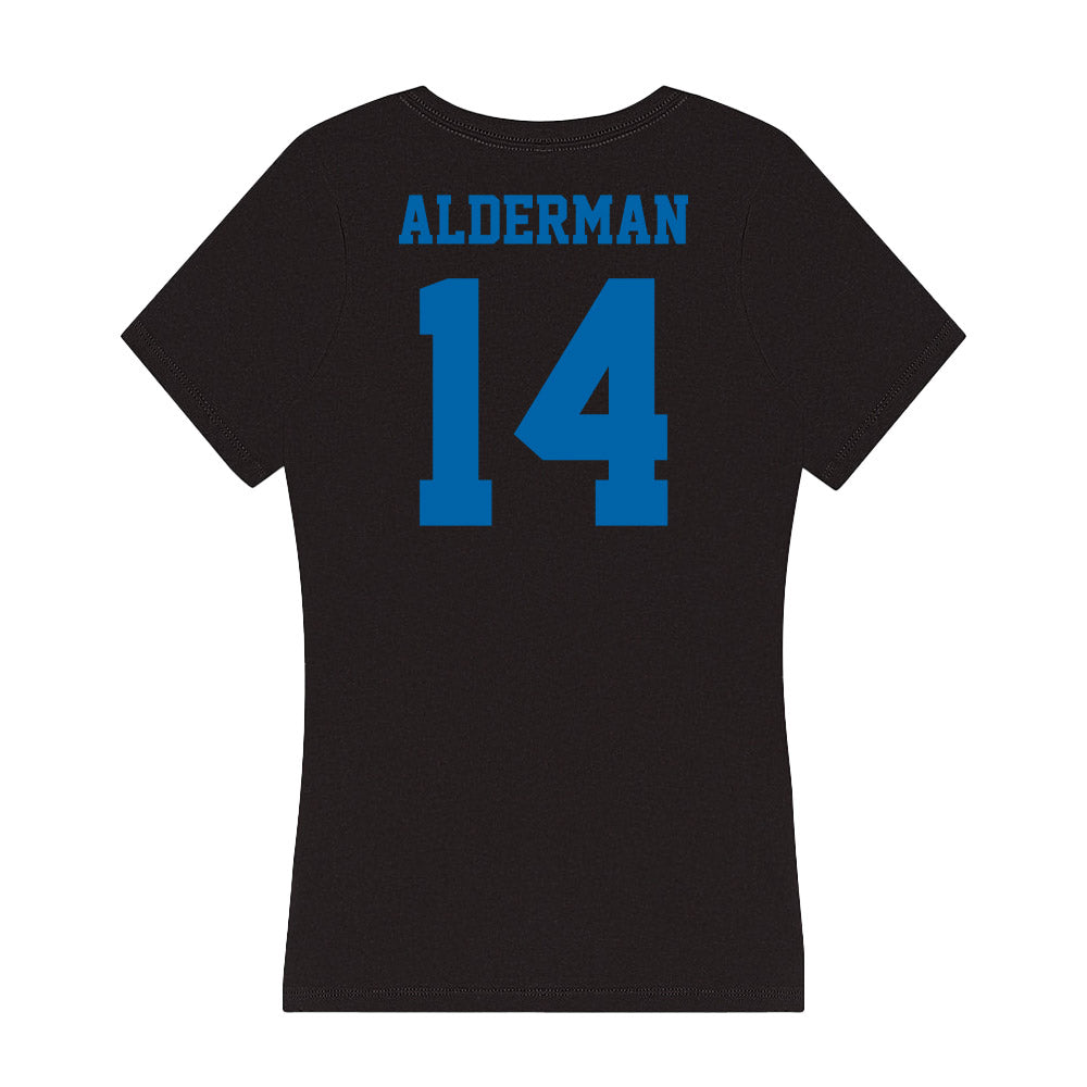 MTSU - NCAA Baseball : Chandler Alderman - Women's V-Neck T-Shirt-1