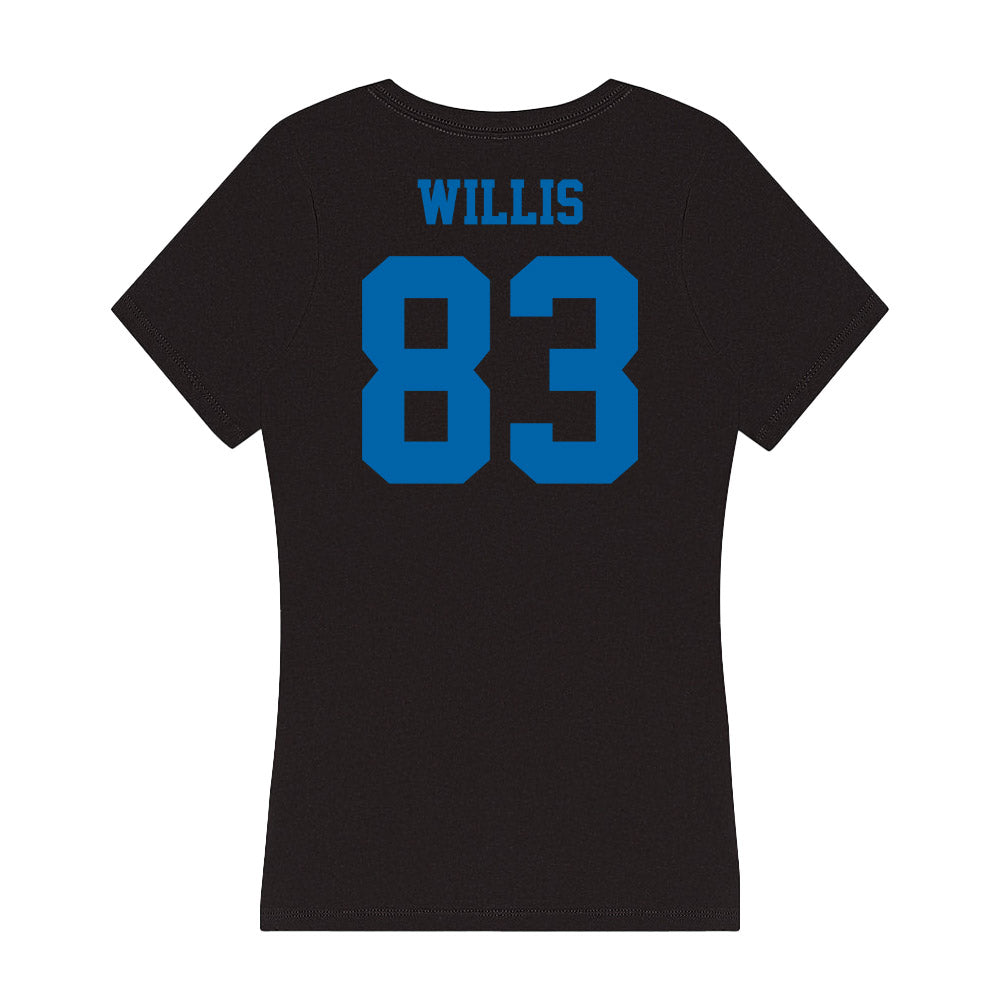 MTSU - NCAA Football : Holden Willis - Women's V-Neck T-Shirt-1