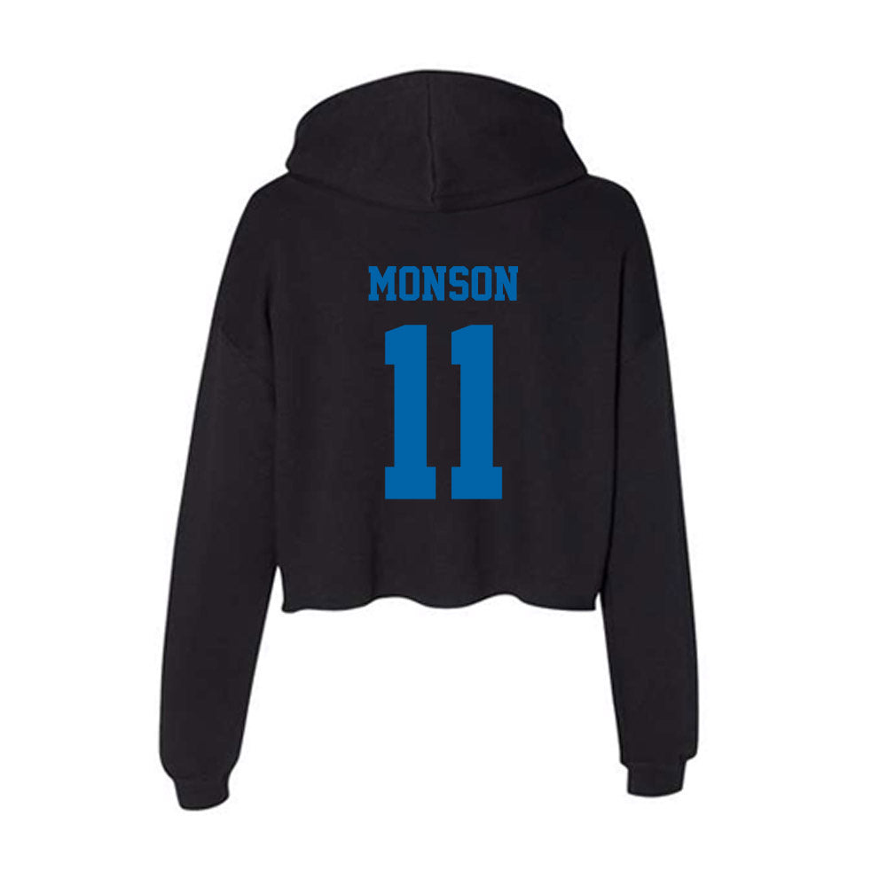 MTSU - NCAA Women's Basketball : Emily Monson - Women's Crop Fleece Hoodie-1