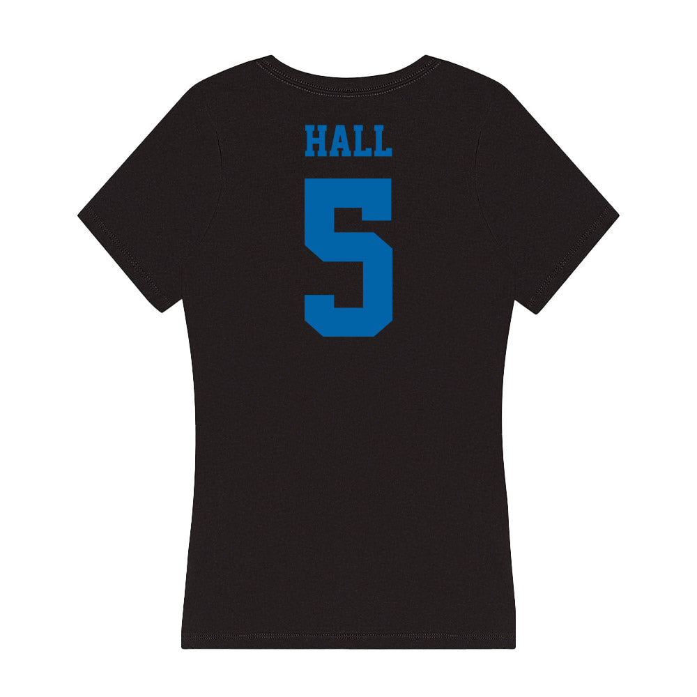 MTSU - NCAA Men's Basketball : Jarred Hall - Women's V-Neck T-Shirt-1