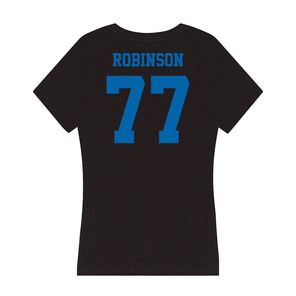 MTSU - NCAA Football : jaylen robinson - Women's V-Neck T-Shirt-1