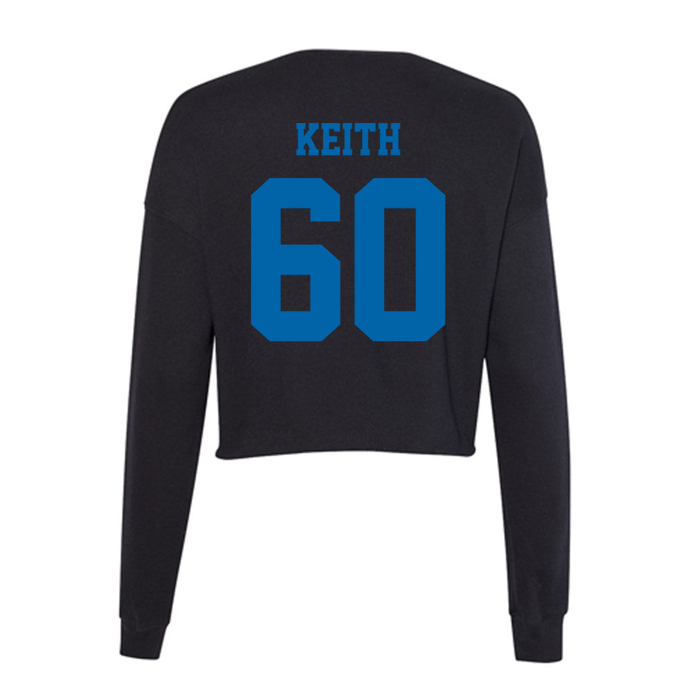 MTSU - NCAA Football : Derrick Keith - Women's Cropped Crew Fleece-1