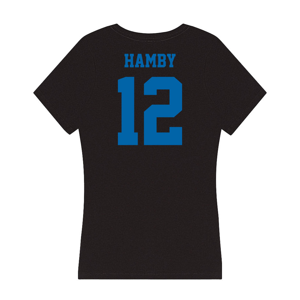 MTSU - NCAA Women's Basketball : Gracie Hamby - Women's V-Neck T-Shirt-1