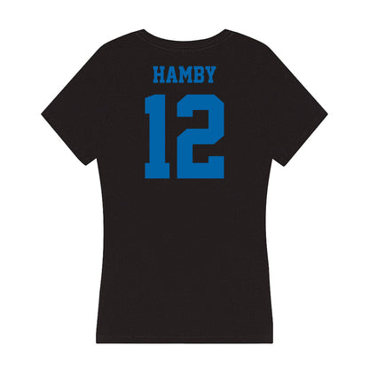 MTSU - NCAA Women's Basketball : Gracie Hamby - Women's V-Neck T-Shirt-1