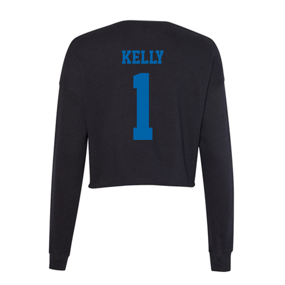 MTSU - NCAA Football : Omari Kelly - Women's Cropped Crew Fleece-1