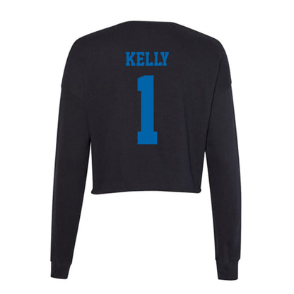 MTSU - NCAA Football : Omari Kelly - Women's Cropped Crew Fleece-1