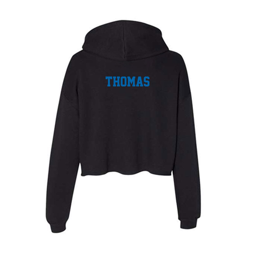 MTSU - NCAA Women's Cross Country : Emma Thomas - Women's Crop Fleece Hoodie-1