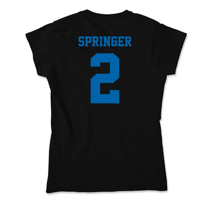 MTSU - NCAA Women's Volleyball : Brooke Springer - Soft Style Women’s T-Shirt-1