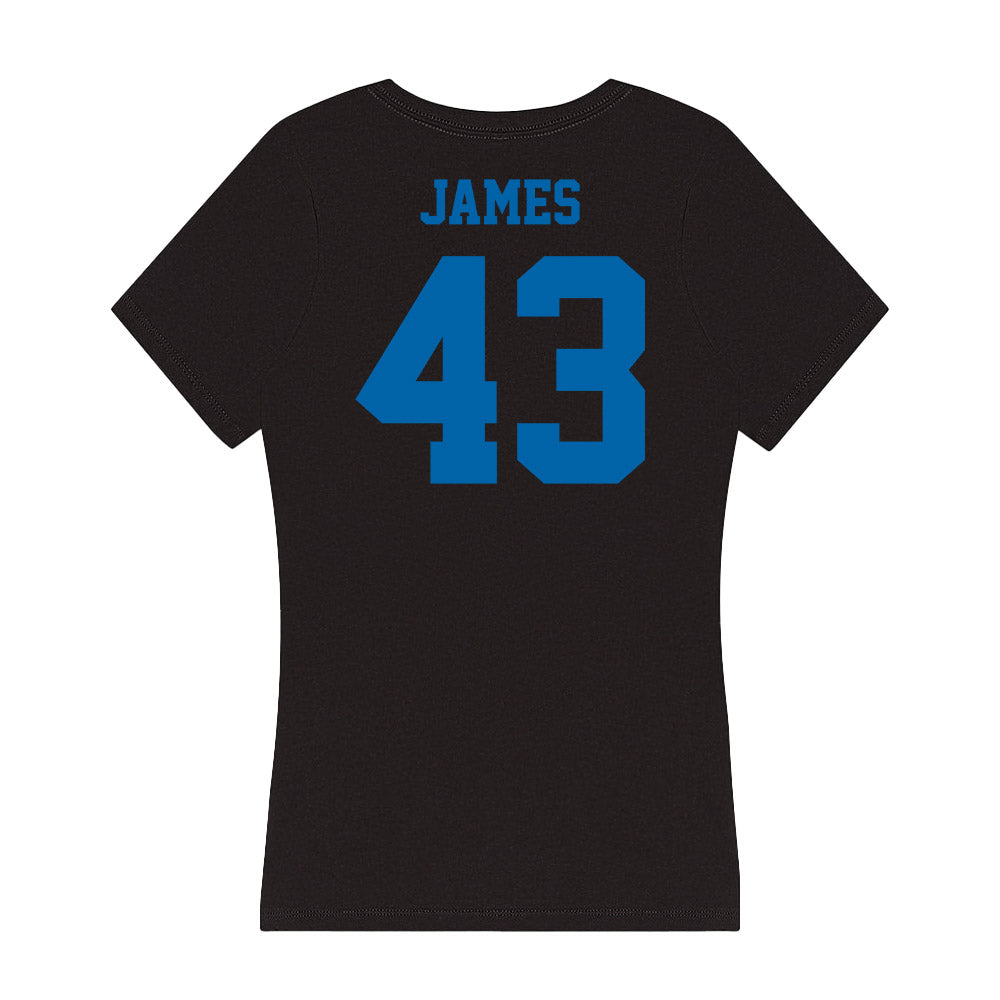 MTSU - NCAA Football : Markel James - Women's V-Neck T-Shirt-1