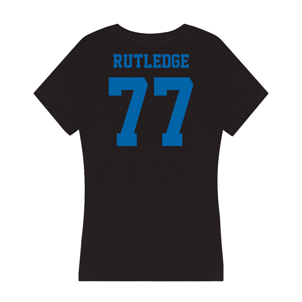 MTSU - NCAA Football : Keylan Rutledge - Women's V-Neck T-Shirt-1