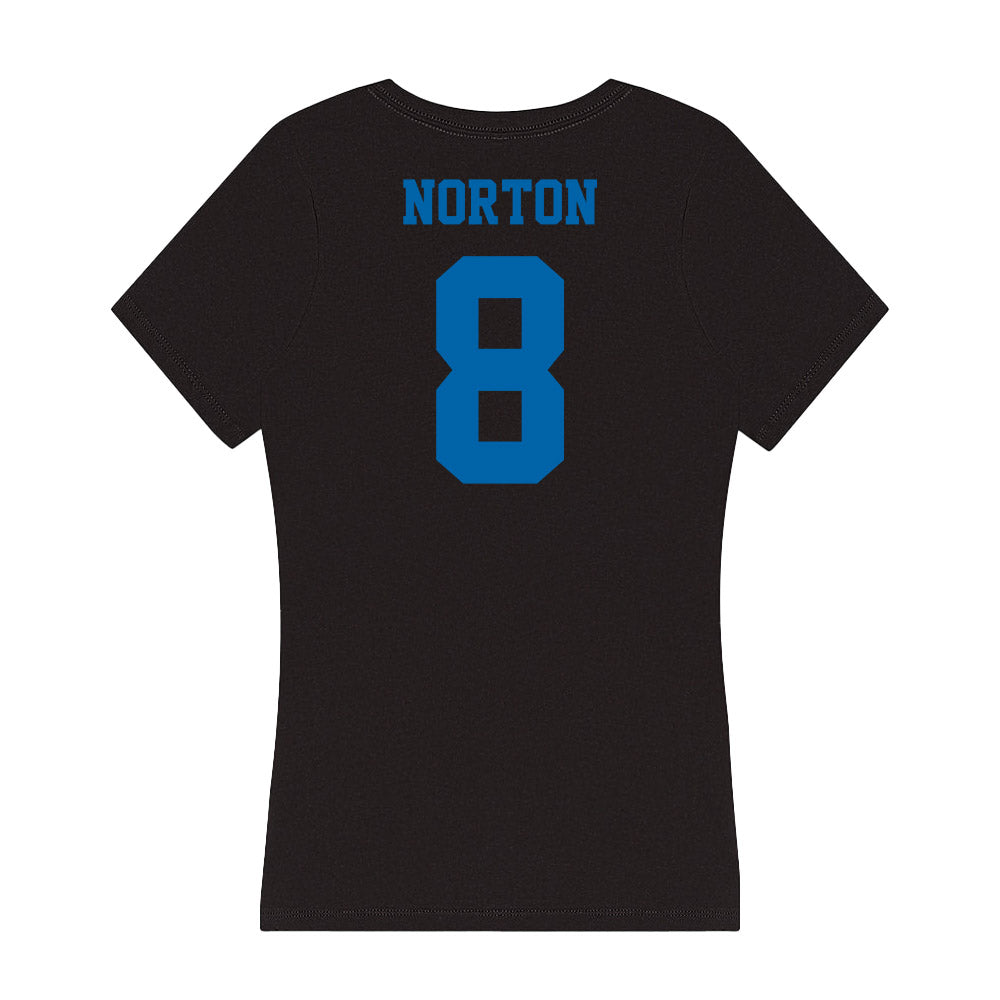 MTSU - NCAA Women's Soccer : Olivia Norton - Women's V-Neck T-Shirt-1