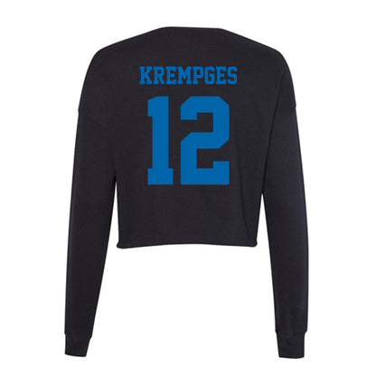 MTSU - NCAA Women's Soccer : Kadence Krempges - Women's Cropped Crew Fleece-1