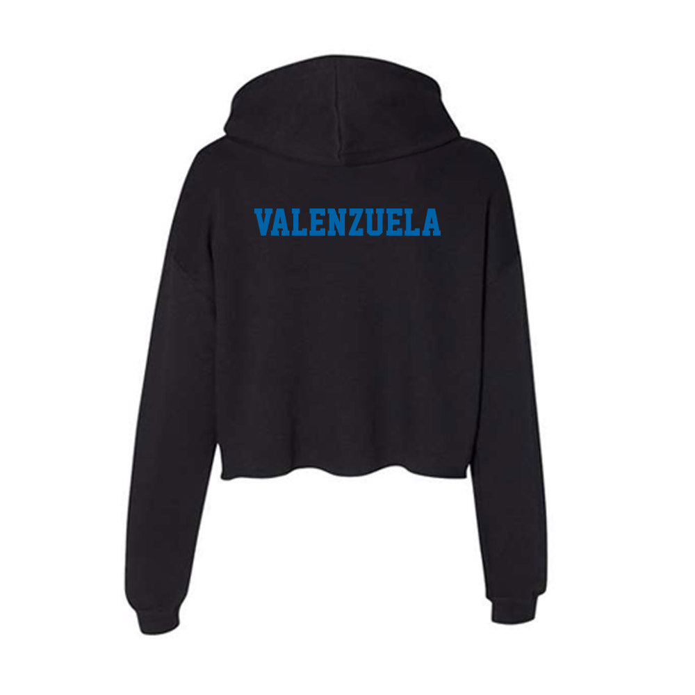 MTSU - NCAA Men's Track & Field : Abraham Valenzuela - Women's Crop Fleece Hoodie-1