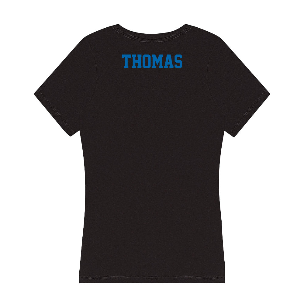 MTSU - NCAA Women's Cross Country : Emma Thomas - Women's V-Neck T-Shirt-1