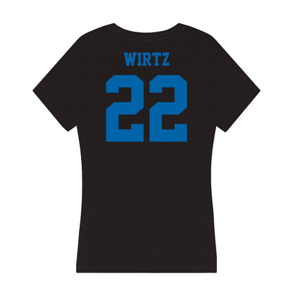 MTSU - NCAA Baseball : Jalen Wirtz - Women's V-Neck T-Shirt-1