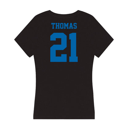 MTSU - NCAA Women's Soccer : Delaney Thomas - Women's V-Neck T-Shirt-1