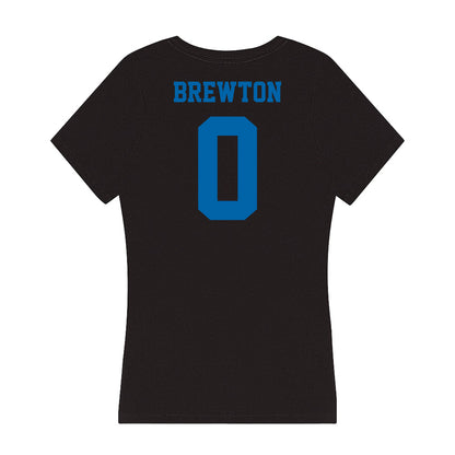 MTSU - NCAA Football : Brian Brewton - Women's V-Neck T-Shirt-1