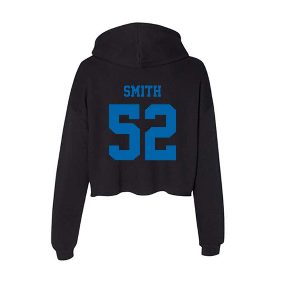 MTSU - NCAA Football : Micah Smith - Women's Crop Fleece Hoodie-1