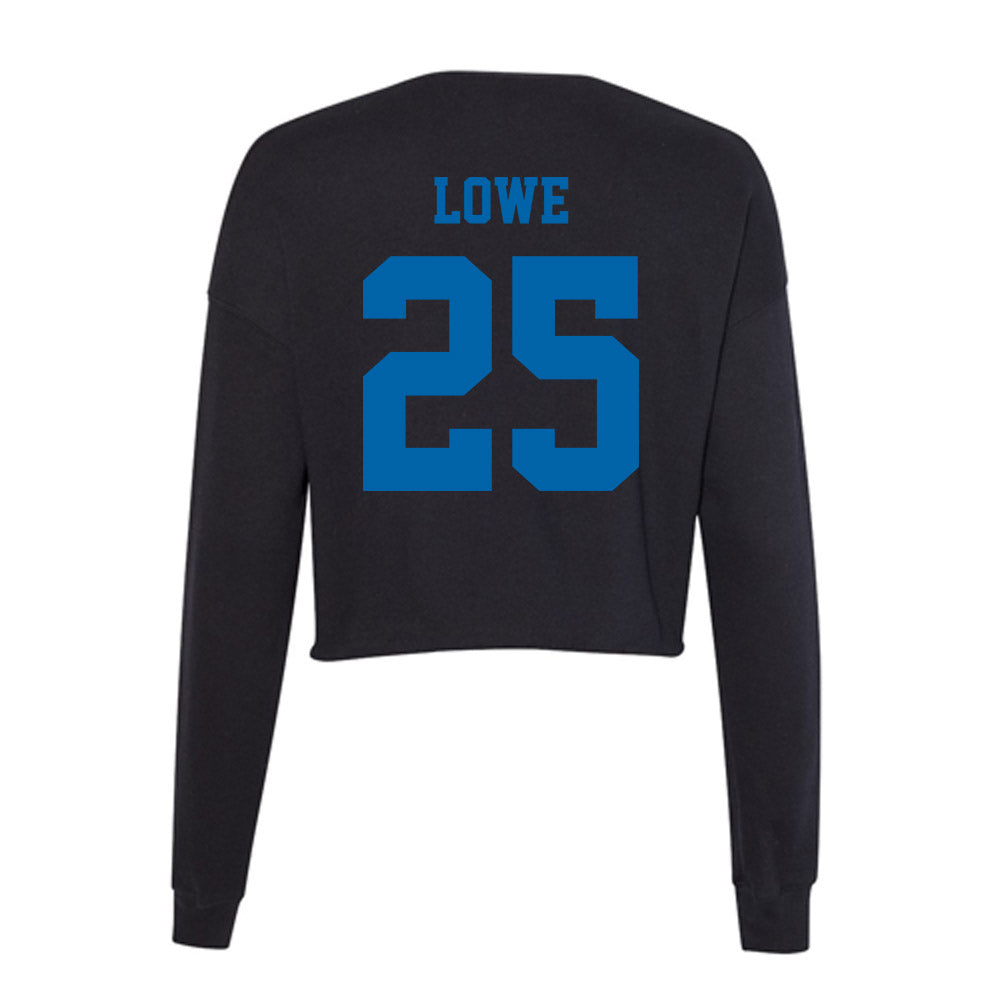 MTSU - NCAA Football : Jackson Lowe - Women's Cropped Crew Fleece-1