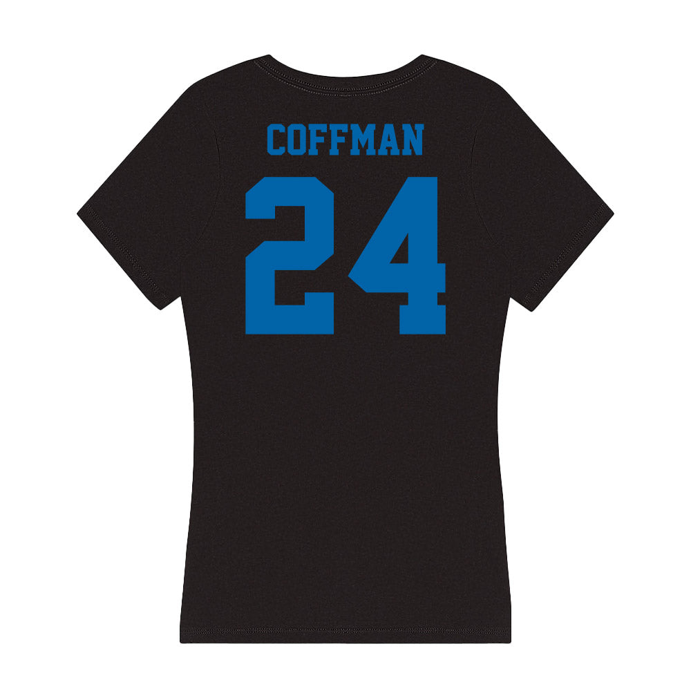 MTSU - NCAA Softball : Tori Coffman - Women's V-Neck T-Shirt-1