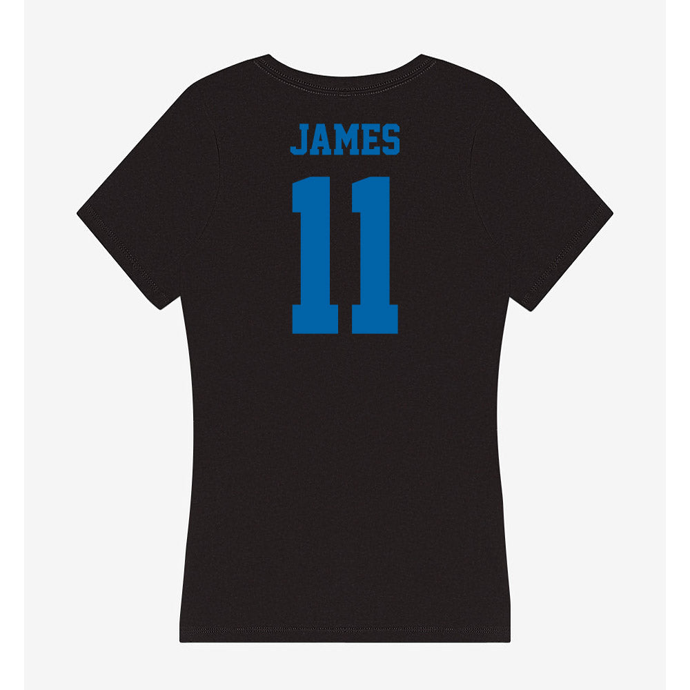 MTSU - NCAA Women's Volleyball : Khalia-Leigh James - Women's V-Neck T-Shirt-1