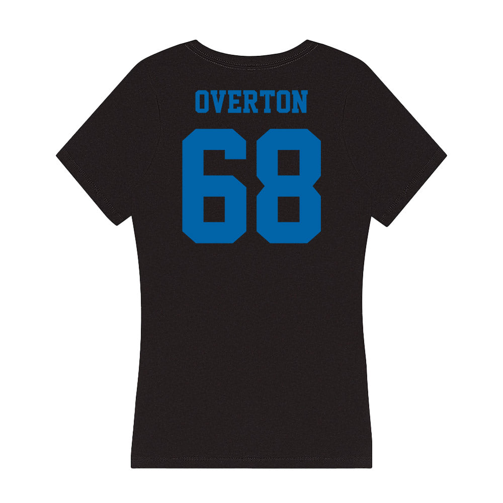 MTSU - NCAA Football : Jason Overton - Women's V-Neck T-Shirt-1