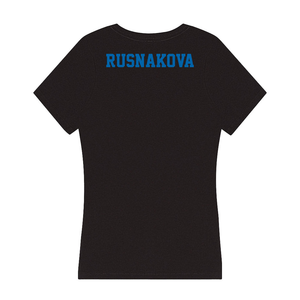 MTSU - NCAA Women's Track & Field : Viktoria Rusnakova - Women's V-Neck T-Shirt-1