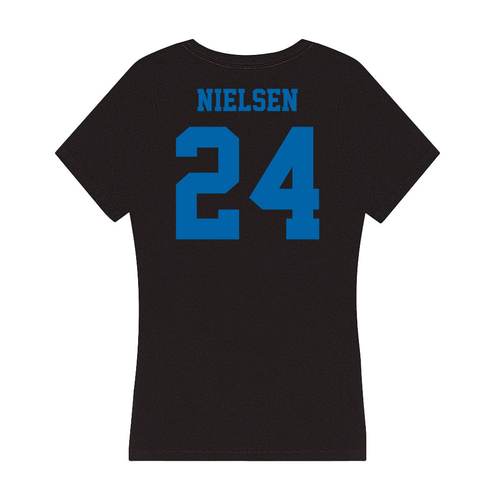 MTSU - NCAA Women's Soccer : Sascha Nielsen - Women's V-Neck T-Shirt-1